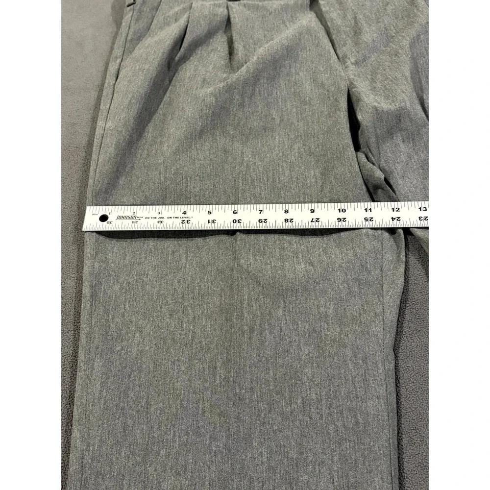 Croft‎ & Barrow Chino Pants Mens 36x30 Gray Cotton Stretch Easy Care Classic Fit